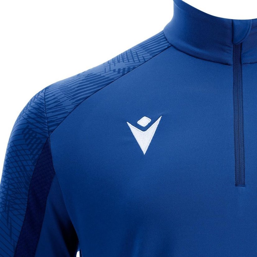 Triko Macron Naryn 1/4 ZIP - Barva: Lahvově zelená, Velikost: M