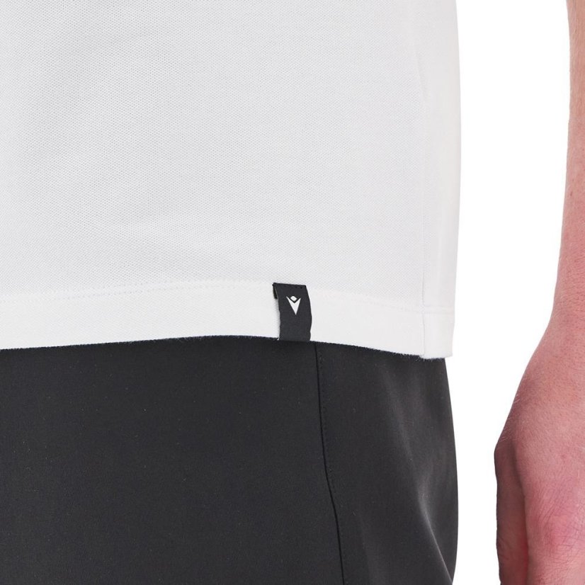 Triko Macron Ath Icon Nisiros Polo Korean Slim - Barva: Černá, Velikost: S