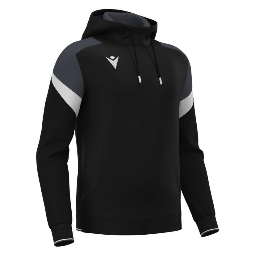 Sportovní mikina s kapucí Macron Alchemist - Barva: Lahvově zelená, Velikost: 3XL