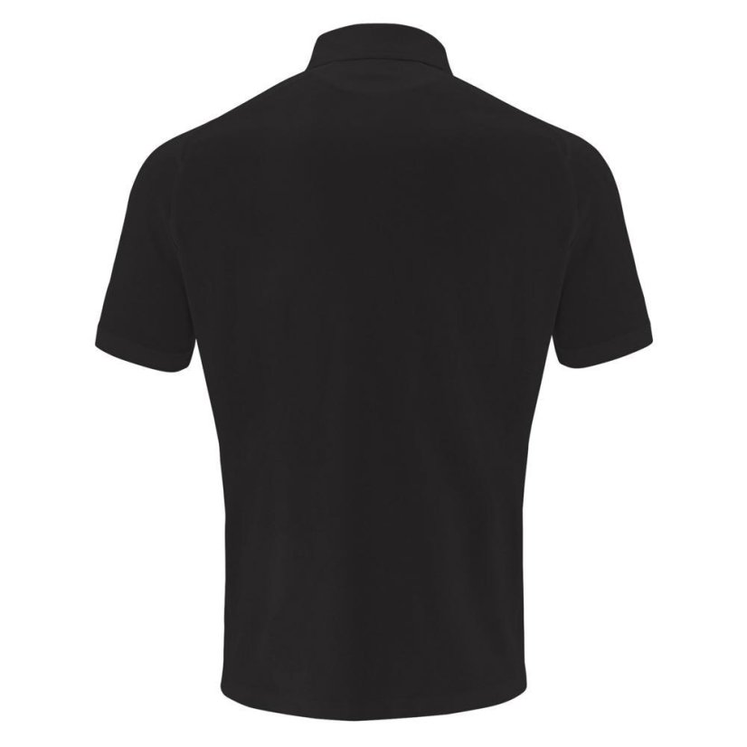 Polo triko Macron Hutton SS - Barva: Černá, Velikost: 3XL