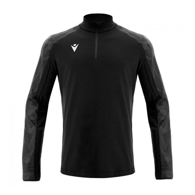 Triko Macron Naryn 1/4 ZIP - Barva: Lahvově zelená, Velikost: M