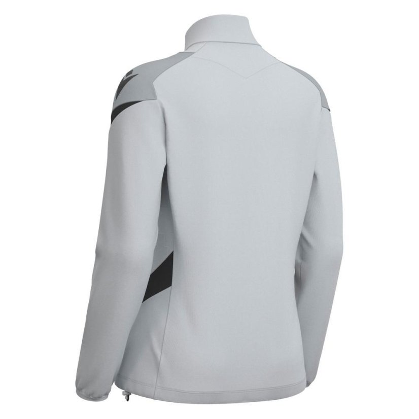 Sportovní top Macron Leona 1/4 Zip - Barva: Černá, Velikost: 3XL