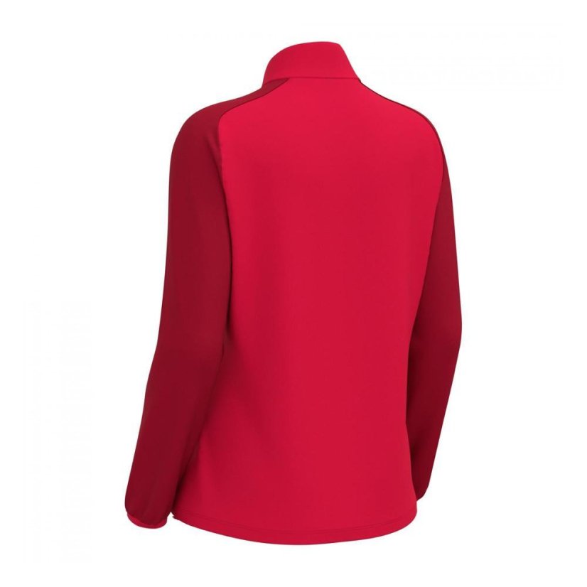 Top Macron Lena 1/4 Zip - Barva: Červená, Velikost: S
