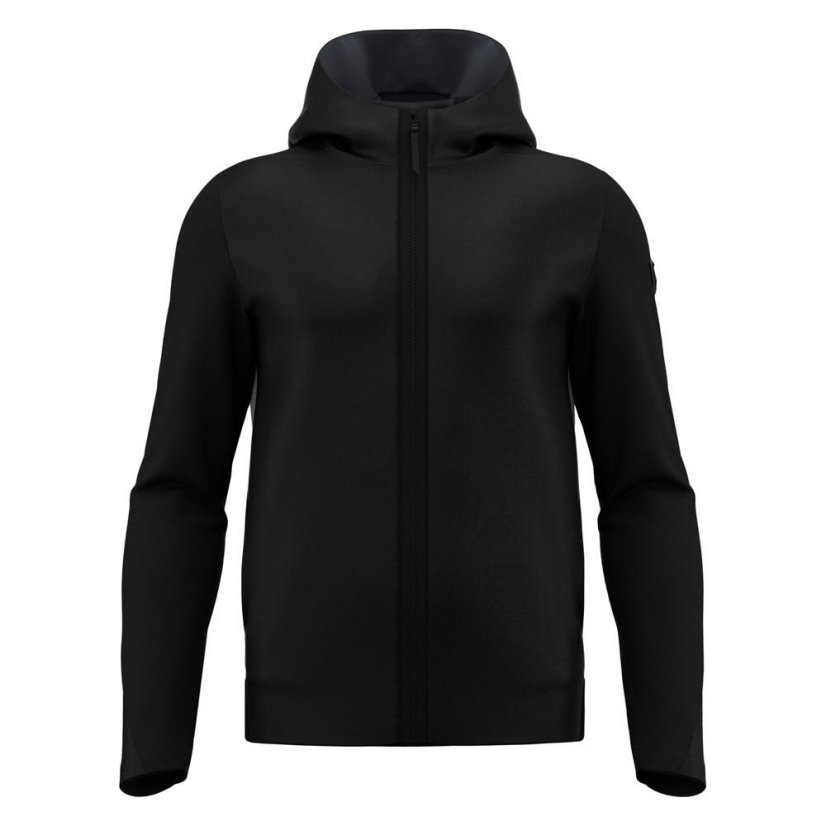 Sportovní mikina na zip s kapucí Macron Ath Icon Midnight - Barva: Army, Velikost: 4XL