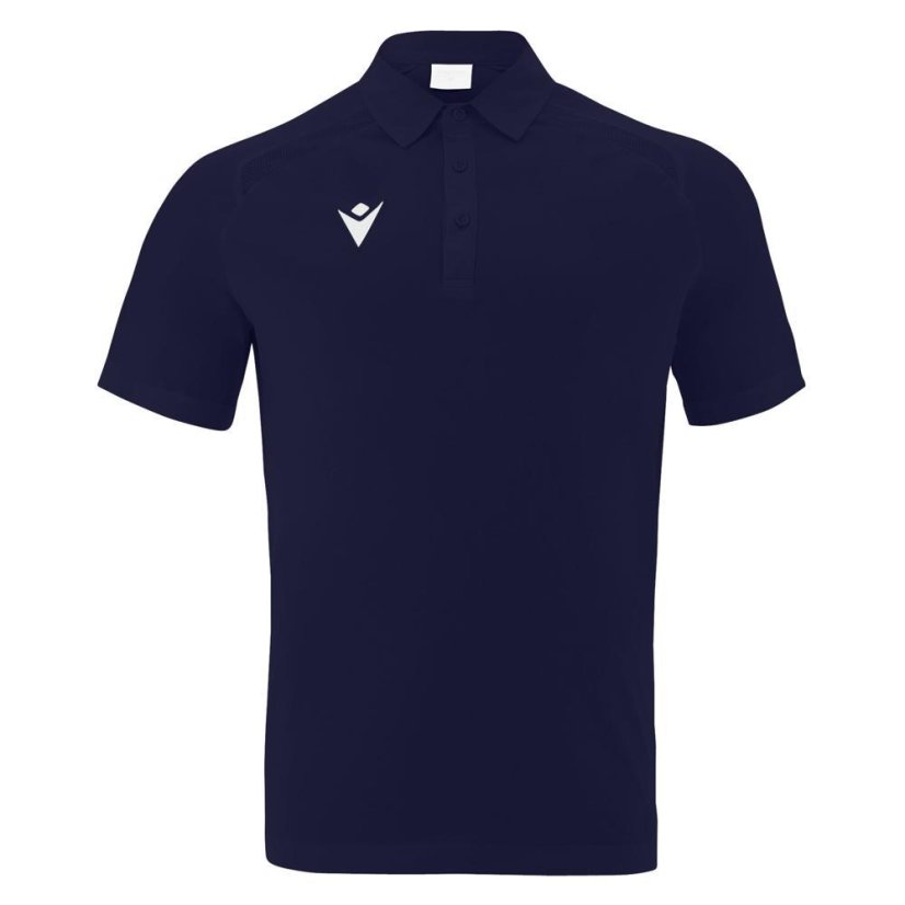 Polo triko Macron Hutton SS - Barva: Černá, Velikost: 3XL