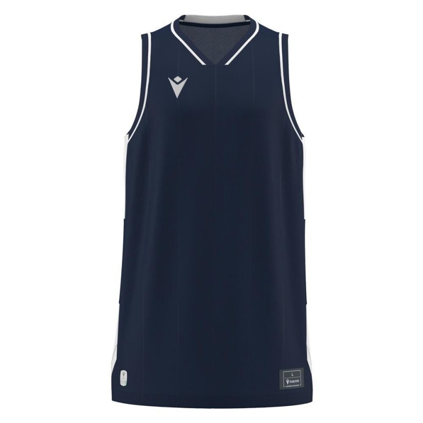 Sportovní dres bez rukávů Macron Carbon Eco - Barva: Černá, Velikost: 3XL