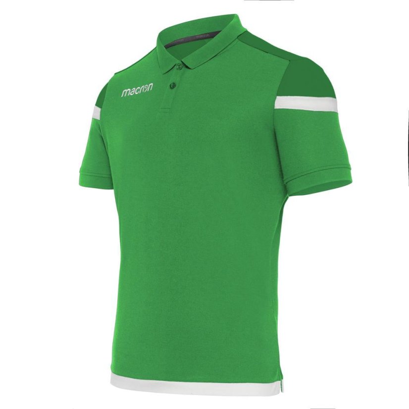Sportovní polokošile Macron Shofar - Barva: Černá/červená, Velikost: 3XL