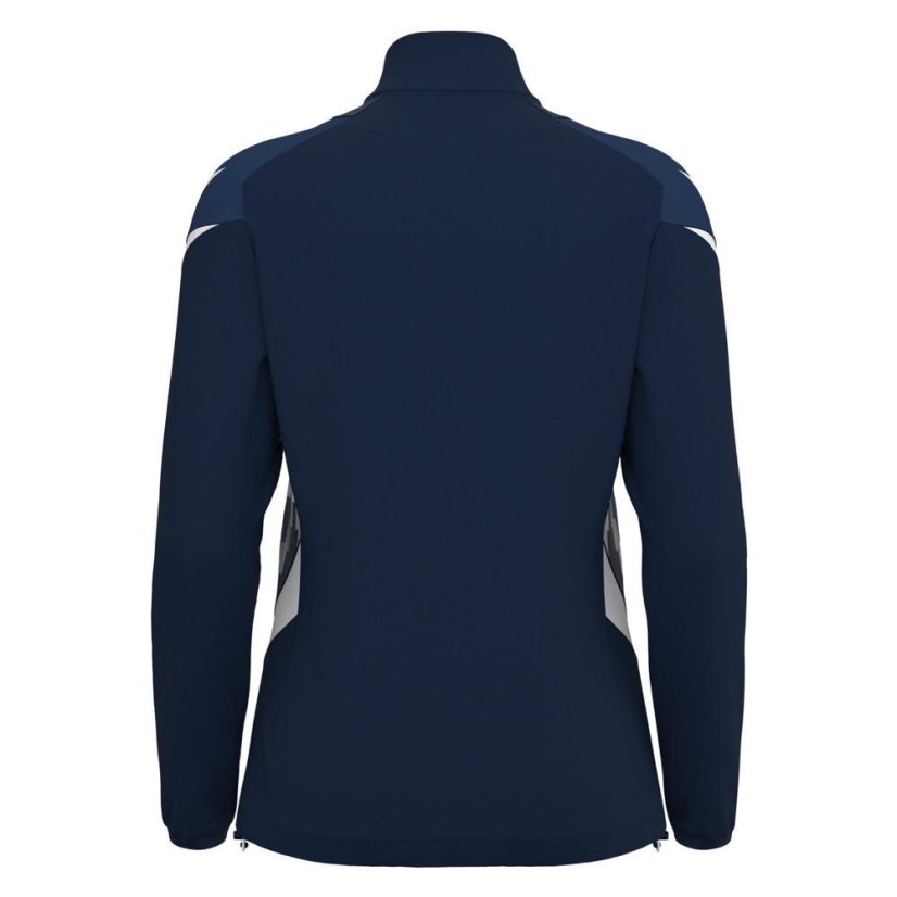 Sportovní top Macron Leona 1/4 Zip - Barva: Černá, Velikost: 3XL