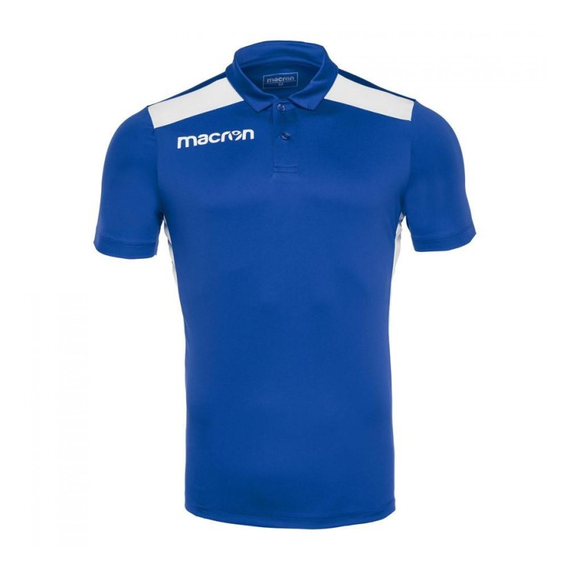 Polo tričko Macron Folk - Barva: Černá/červená, Velikost: 3XS