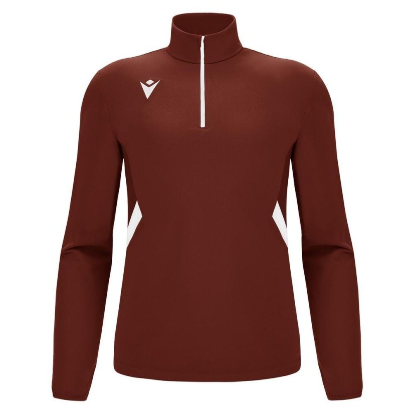 Mikina Macron Piave 1/4 ZIP - Barva: Světle modrá, Velikost: M