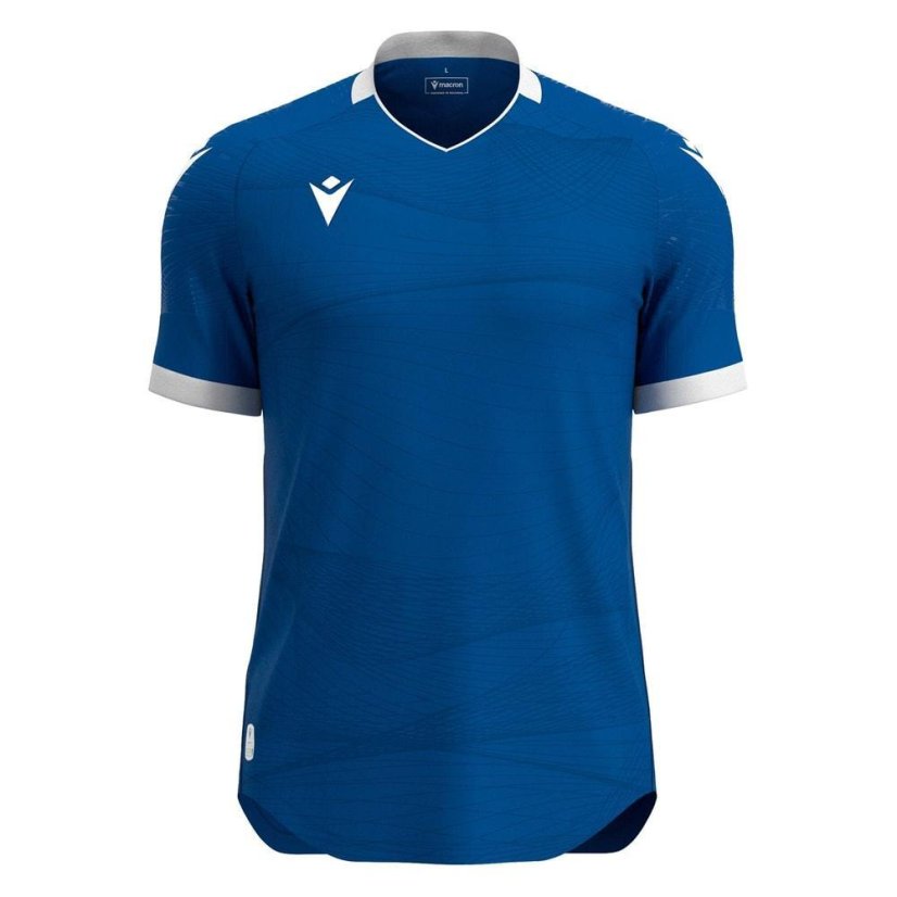 Dres Macron Wyvern Eco - Barva: Vínová/světle modrá, Velikost: M