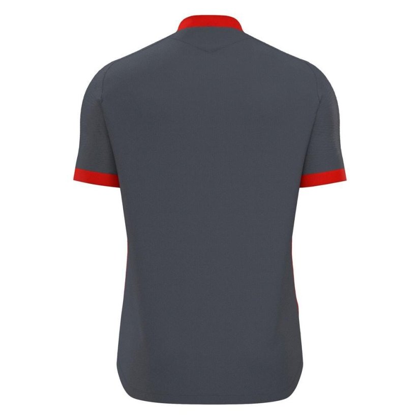 Dres Macron Wyvern Eco - Barva: Vínová/světle modrá, Velikost: M