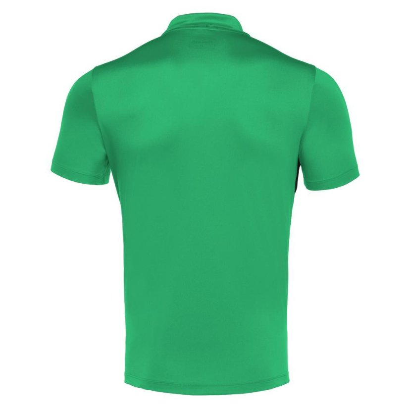 Polo tričko Macron Folk - Barva: Černá/červená, Velikost: 3XS