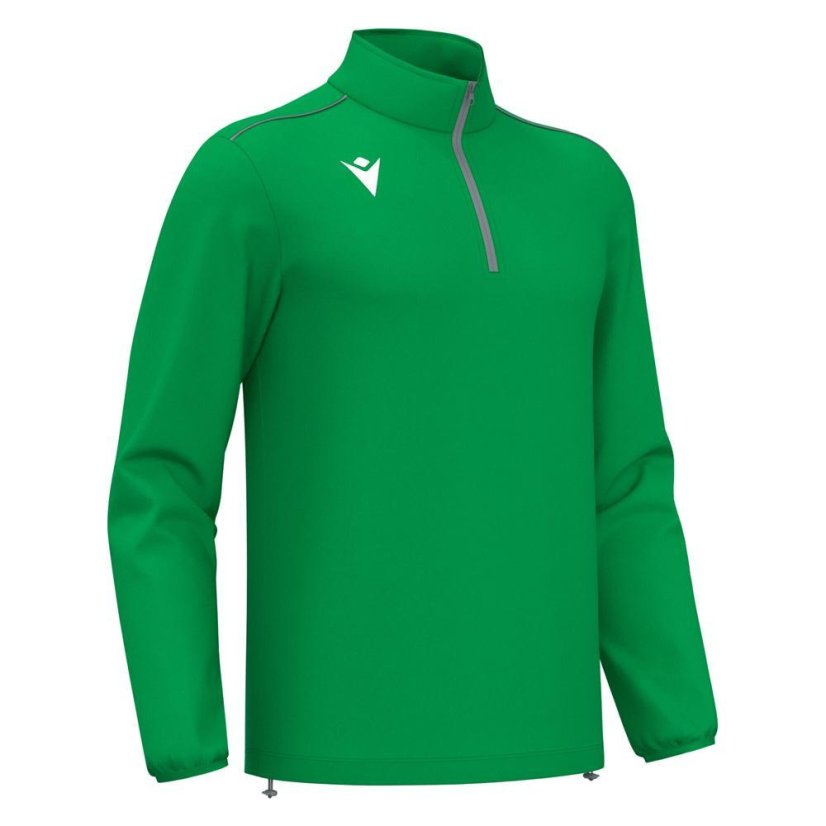 Triko Macron Havel 1/4 Zip - Barva: Červená, Velikost: 3XS