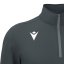 Triko Macron Havel 1/4 Zip - Barva: Červená, Velikost: 3XS