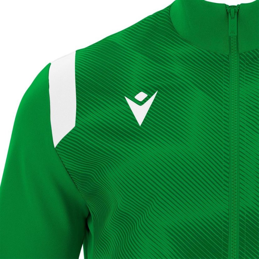 Sportovní mikina na zip Macron Bendis - Barva: Tyrkysová, Velikost: M