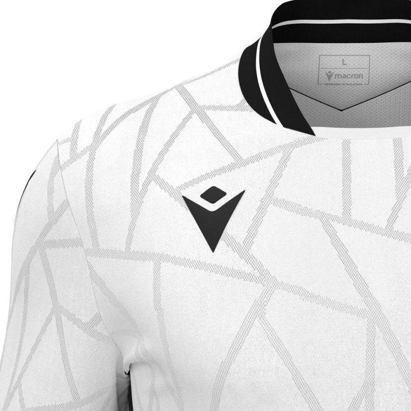 Dětský dres Macron Cerberus Eco - Farba: Biela/červená, Veľkosť: 3XS