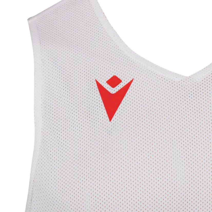 Sportovní dres bez rukávů Macron Propane Reversible - Barva: Černá/bílá, Velikost: 3XS