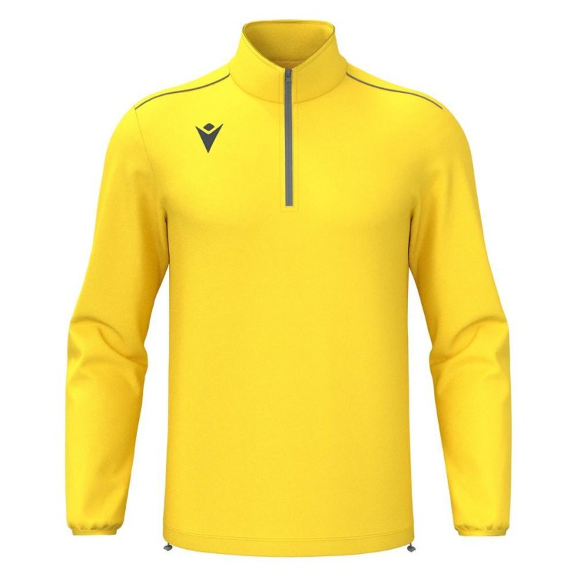 Triko Macron Havel 1/4 Zip - Barva: Červená, Velikost: 3XS