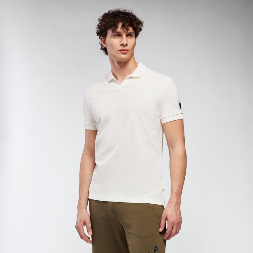 Sportovní polo tričko Macron Ath Icon Radiant - Barva: Bílá, Velikost: 3XL