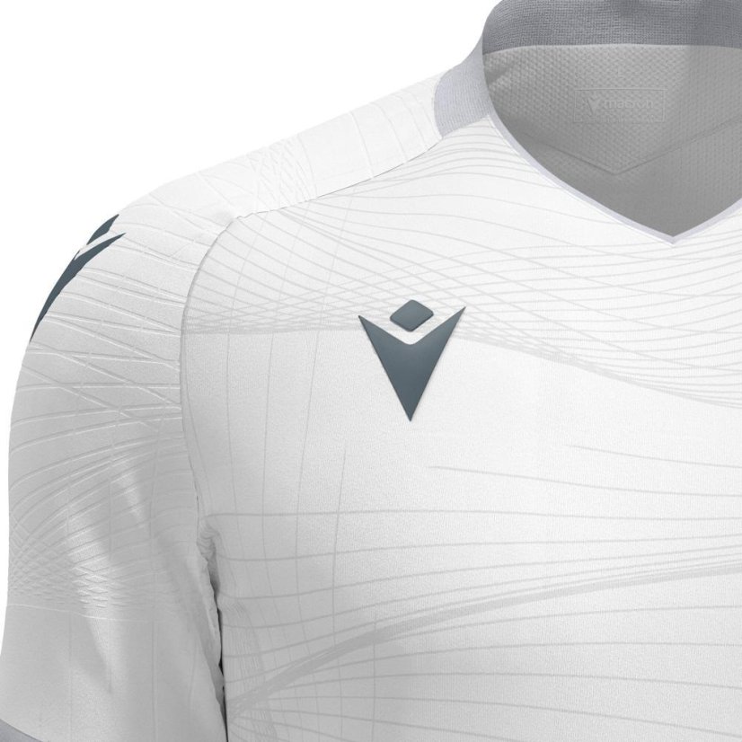 Dres Macron Wyvern Eco - Barva: Vínová/světle modrá, Velikost: M