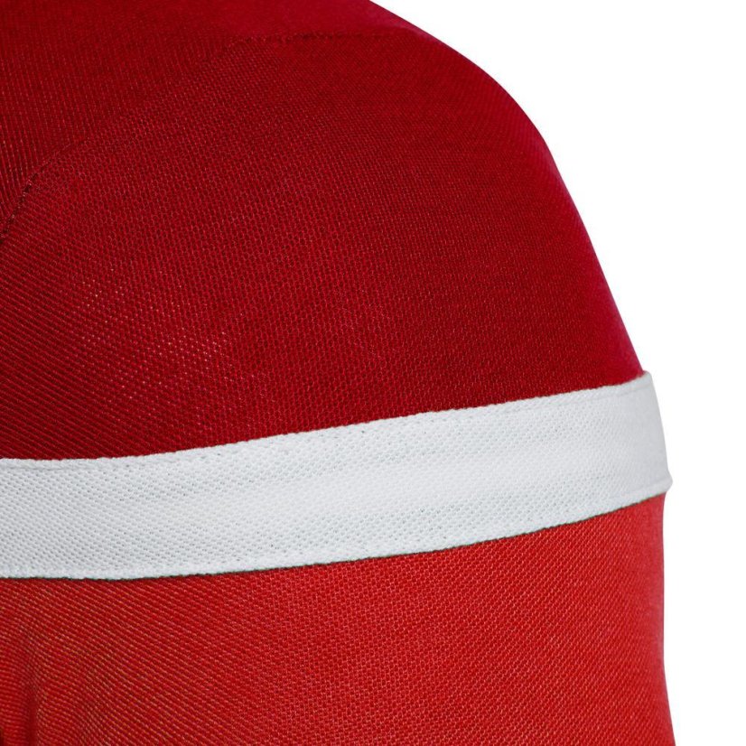 Sportovní polokošile Macron Shofar - Barva: Černá/červená, Velikost: 3XL