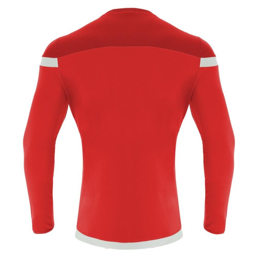 Dres Macron Titan LS - Farba: Biela/červená, Veľkosť: XS