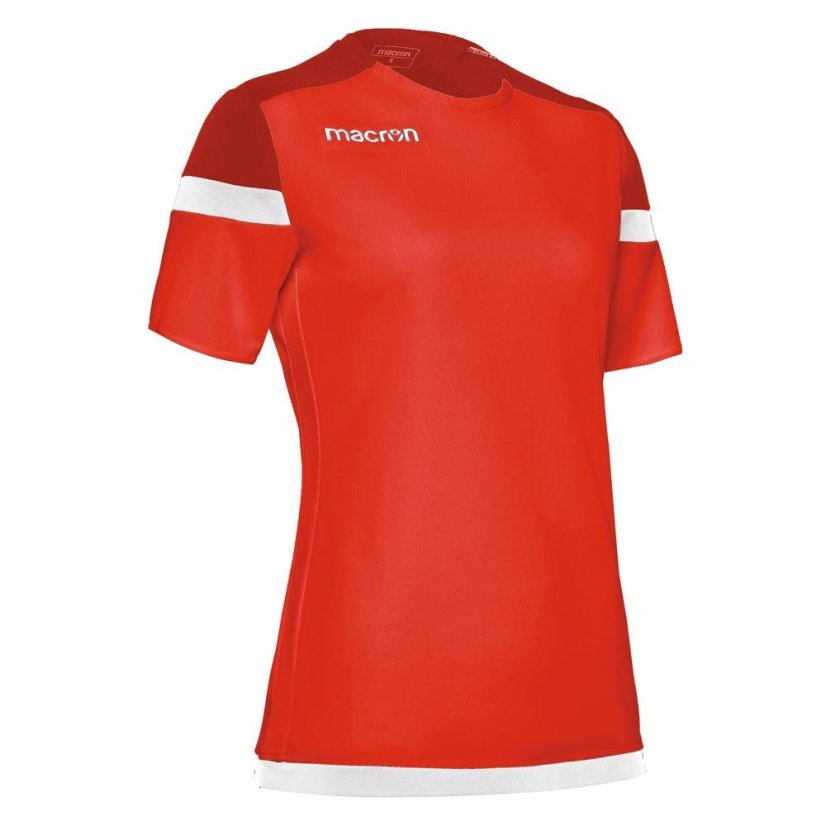 Sportovní dres Macron Sedna - Barva: Červená, Velikost: XXS