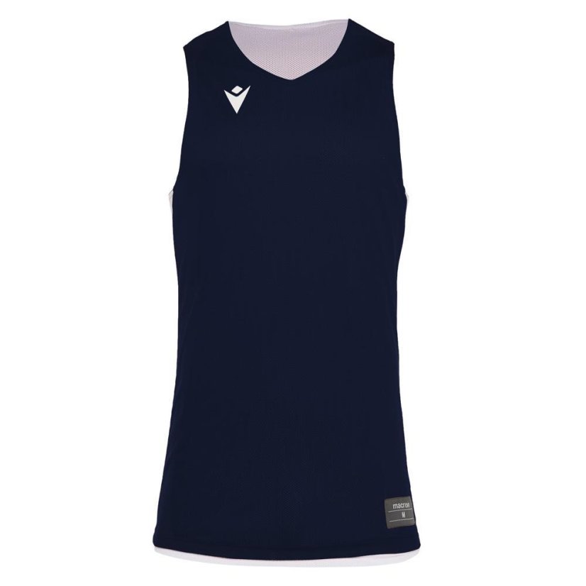 Sportovní dres bez rukávů Macron Propane Reversible - Barva: Černá/bílá, Velikost: 3XS