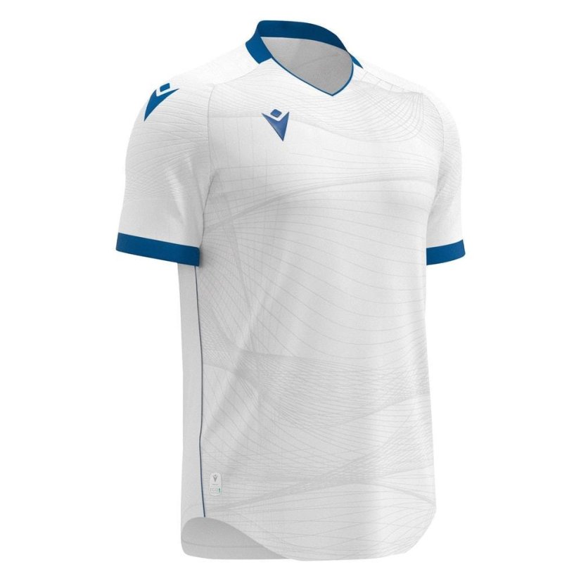 Dres Macron Wyvern Eco - Barva: Vínová/světle modrá, Velikost: M