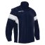 Sportovní bunda s celopropínacím zipem Macron Worth - Barva: Královská modrá/bílá, Velikost: 3XL