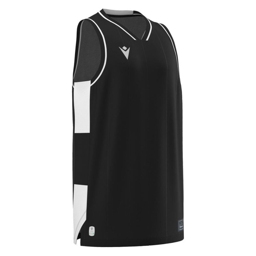 Sportovní dres bez rukávů Macron Carbon Eco - Barva: Černá, Velikost: 3XL
