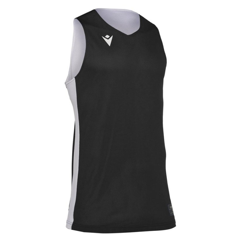 Sportovní dres bez rukávů Macron Propane Reversible - Barva: Černá/bílá, Velikost: 3XS