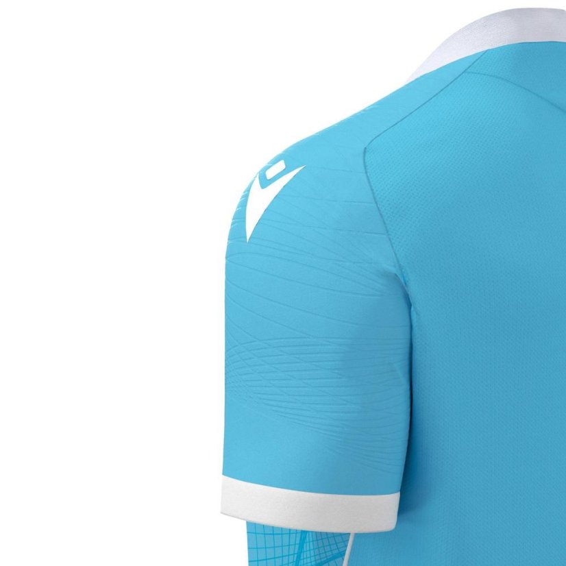 Dres Macron Wyvern Eco - Barva: Vínová/světle modrá, Velikost: M