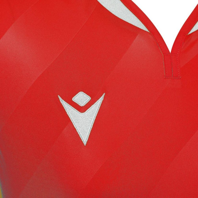 Dámský dres Macron Alya - Barva: Bílá/červená, Velikost: XXS