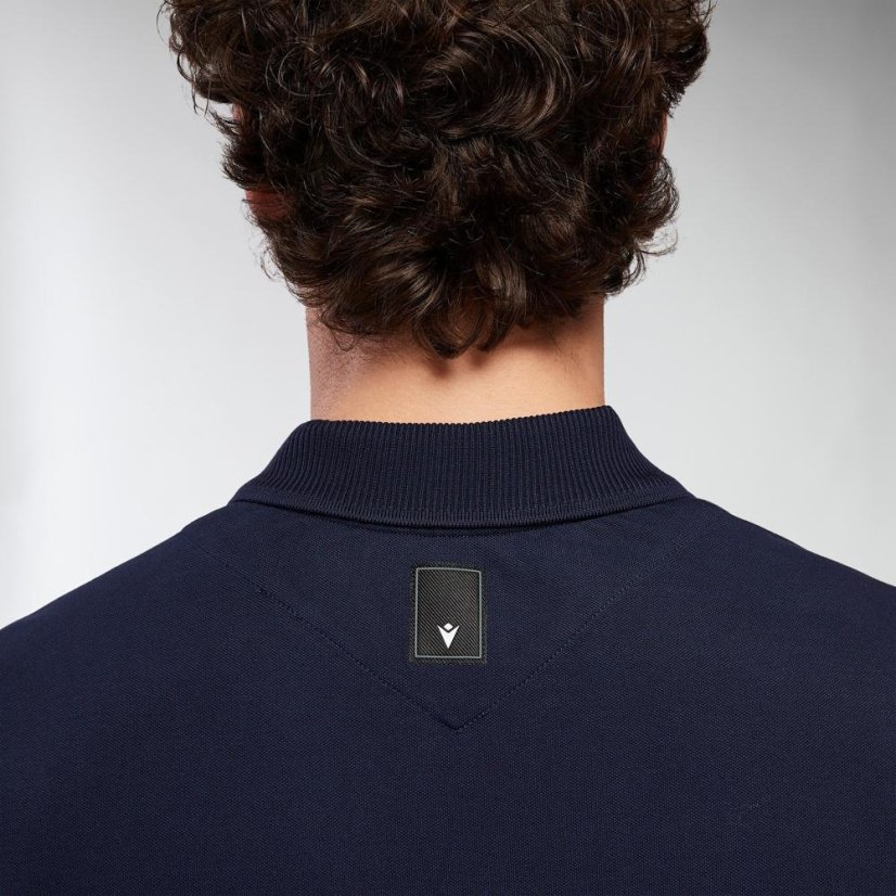 Sportovní polo tričko Macron Ath Icon Radiant - Barva: Bílá, Velikost: 3XL
