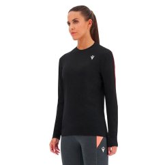 RUN FCD MARGIT SEAMLESS RNECK T-SHIRT LS BLK/NCOR WMN