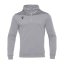 Sportovní mikina s kapucí Macron Ishtar 1/4 Zip - Barva: Černá/bílá, Velikost: 3XL