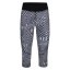 Kalhoty Macron Run SCD Cheryl Light Stretch 3/4 - Farba: Biela/čierna, Veľkosť: XS