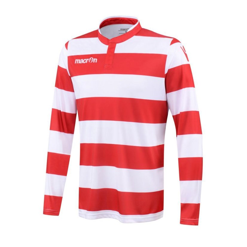 Zápasový dres s dlouhým rukávem Macron Kepler ML - Barva: Královská modrá/bílá, Velikost: 3XL