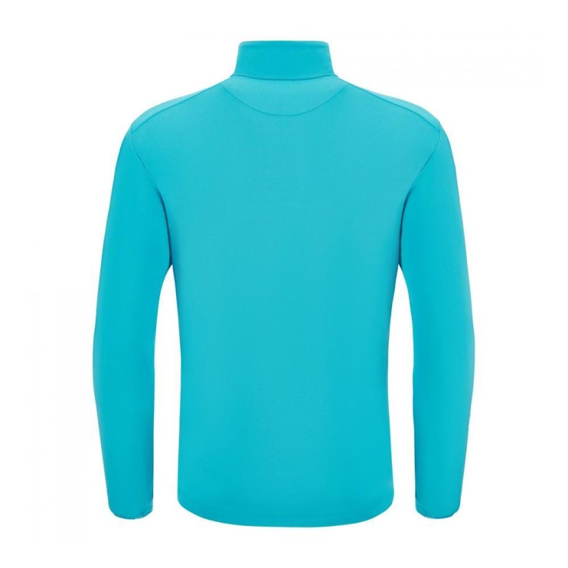 Mikina Macron Piave 1/4 ZIP - Barva: Světle modrá, Velikost: M
