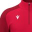 Top Macron Lena 1/4 Zip - Barva: Červená, Velikost: S