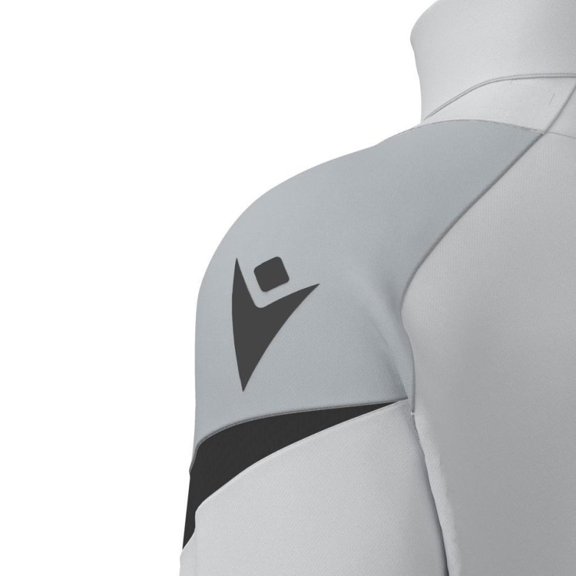 Sportovní top Macron Hollow 1/4 Zip - Barva: Černá/bílá, Velikost: L