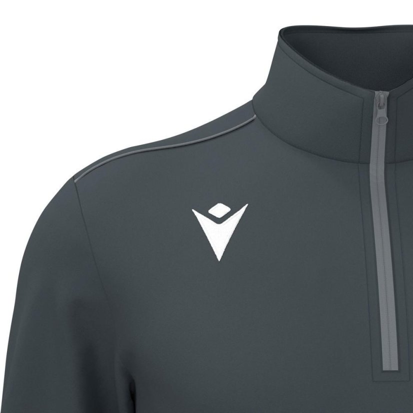 Triko Macron Havel 1/4 Zip - Barva: Červená, Velikost: 3XS