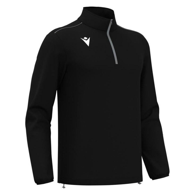 Triko Macron Havel 1/4 Zip - Barva: Červená, Velikost: 3XS