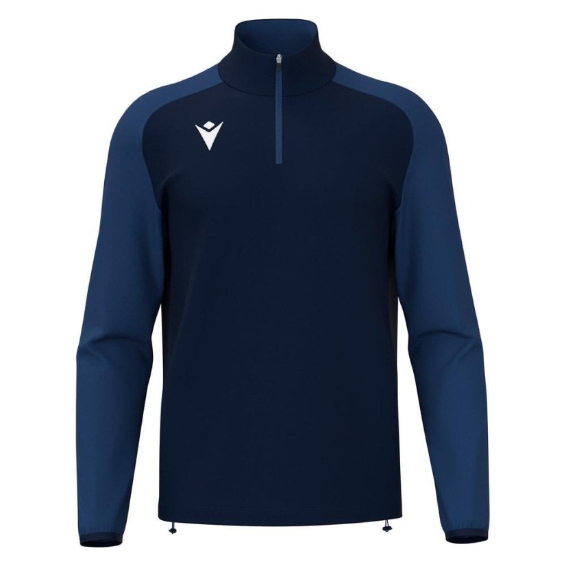 Top Macron Isen 1/4 Zip - Barva: Královská modrá, Velikost: S