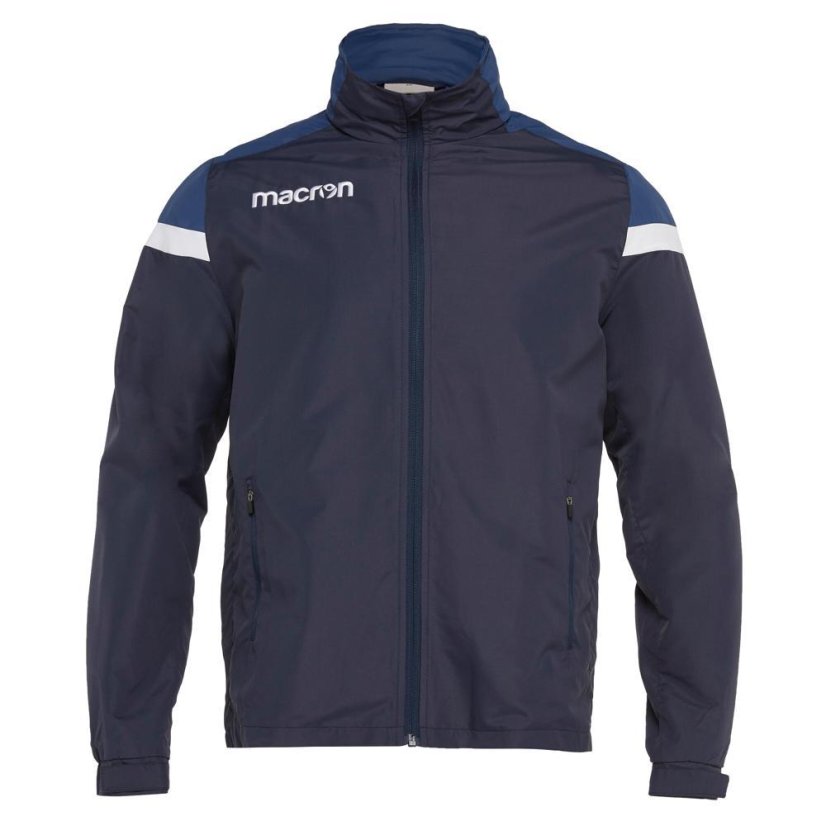 Nepromokavá sportovní bunda se zipem Macron Luzern - Barva: Černá, Velikost: 3XL