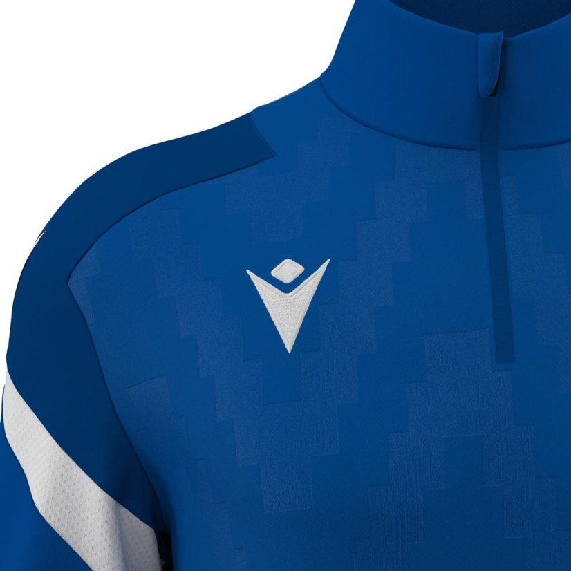Sportovní top Macron Hollow 1/4 Zip - Barva: Černá/bílá, Velikost: L
