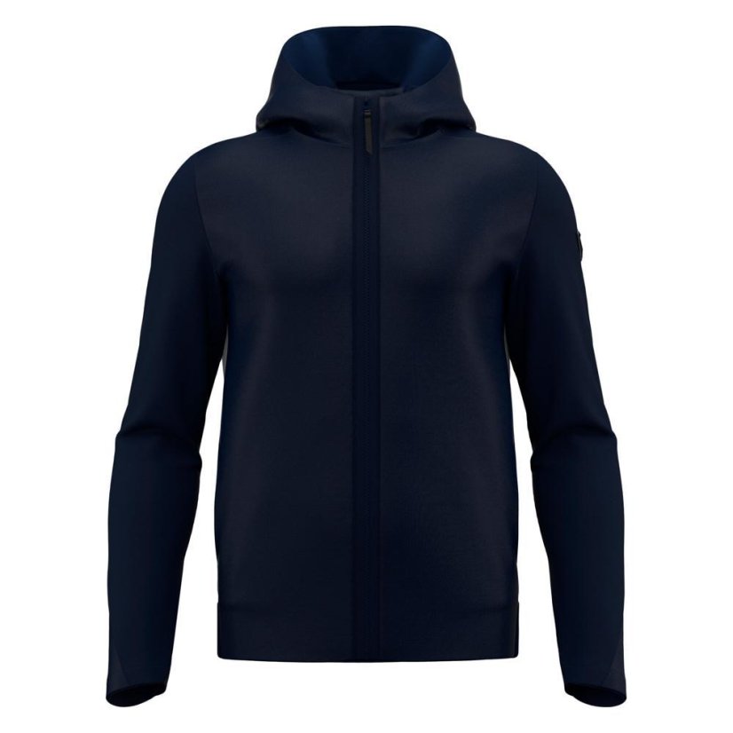 Sportovní mikina na zip s kapucí Macron Ath Icon Midnight - Barva: Army, Velikost: 4XL