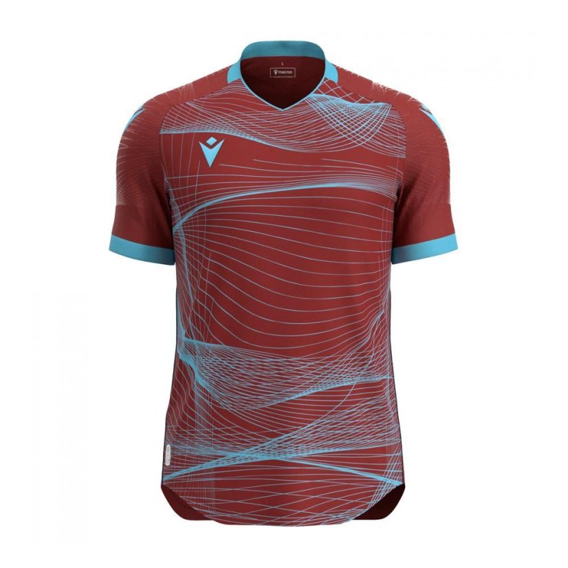 Dres Macron Wyvern Eco - Barva: Vínová/světle modrá, Velikost: M